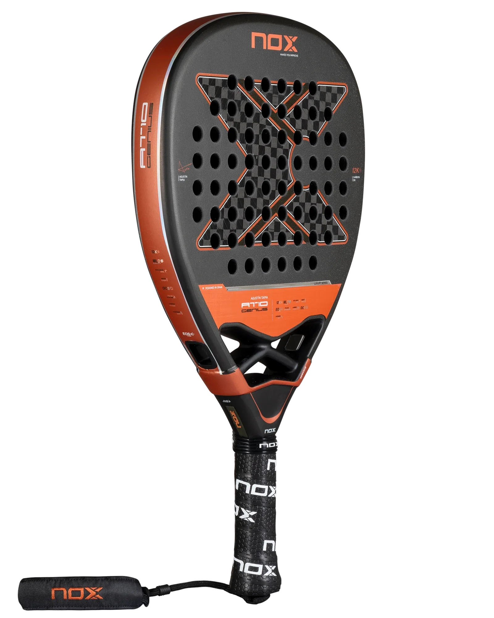 Nox AT10 Luxury GENIUS ATTACK 12K 2025 by Agustin Tapia Padel Racket