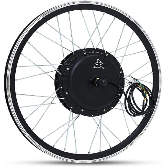 36V 750W Electric Bicycle Conversion Kit 26″ E-Bike Rear Wheel 25mile/h (40km/h) Legal Top Speed Electric Bicycle Wheel Kit Freewheel Included
