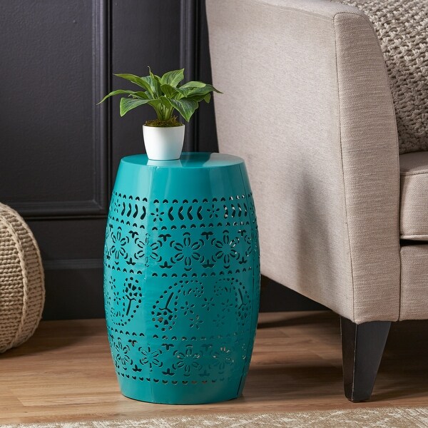 Lace Cut Design Metal Frame SIDE TABLE