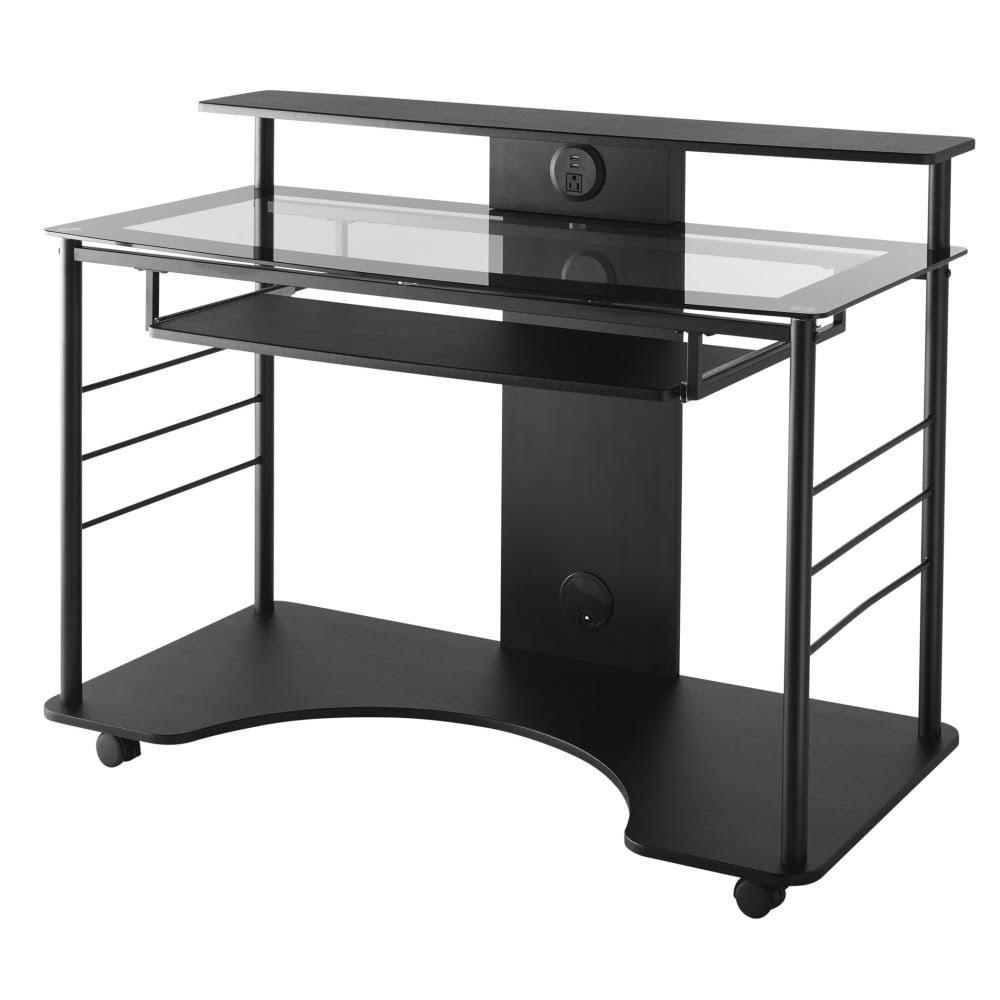 2026 47′′W Mobile Tech Desk, Black