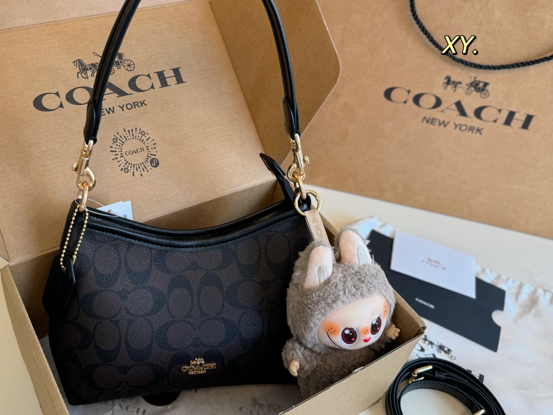 Coach mini Laurel Hobo Bag - cnluxepick