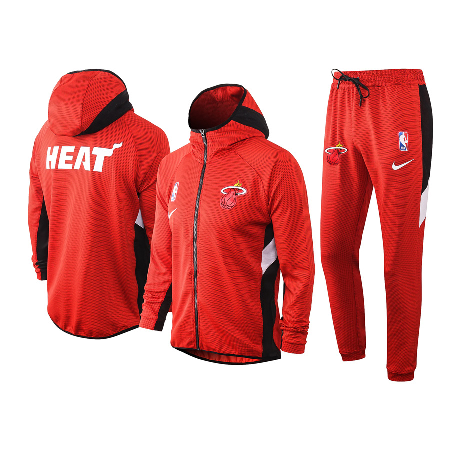 Men's Miami Heat 2019/20 Showtime Full-Zip Therma Flex Performance Hoodie