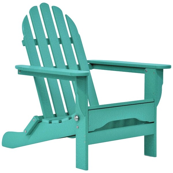 Nelson Recycled Plastic Folding Adirondack Chair by Havenside Home