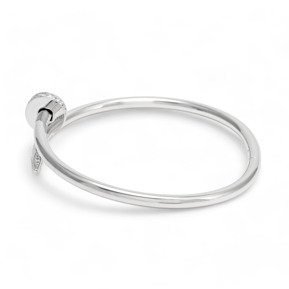 Cartier Juste un Clou Bracelet 18K White Gold Diamond B6048700