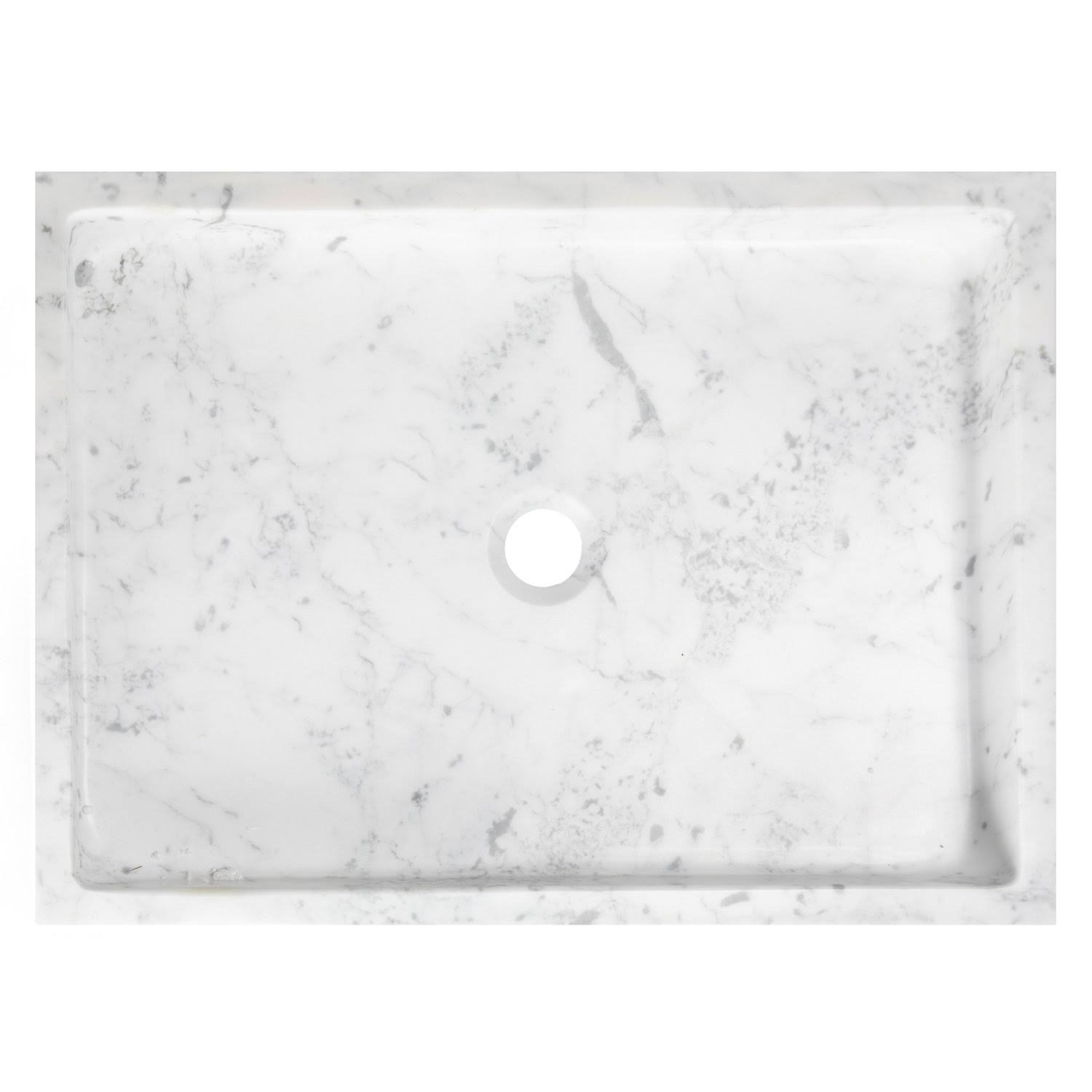 Eden Bath EB_S040WB-P Rectangular Vessel Sink - Wooden Black Marble