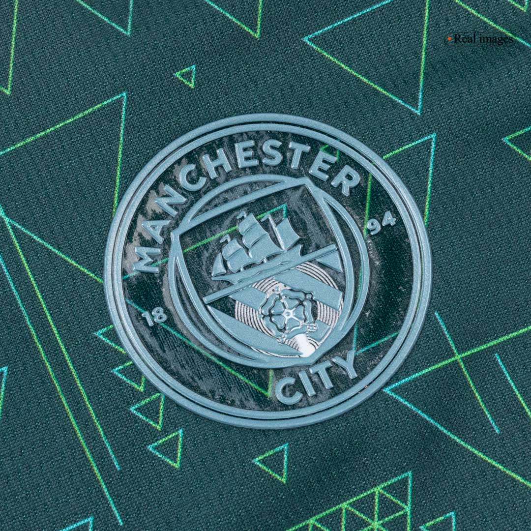 Manchester City Fourth Away Kids Soccer Jerseys Kit 2025/26