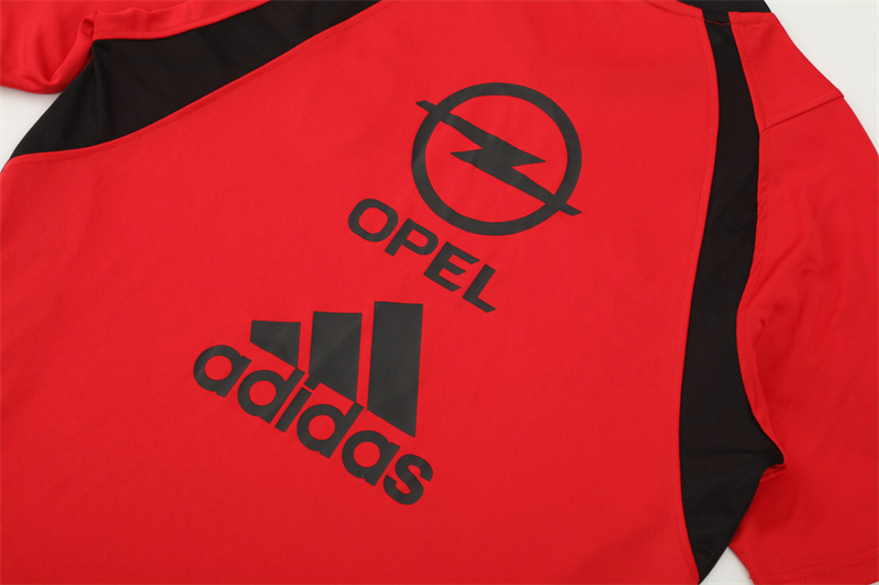 2003/04 AC Milan Retro Short Sleeves Training Jersey - Red 4