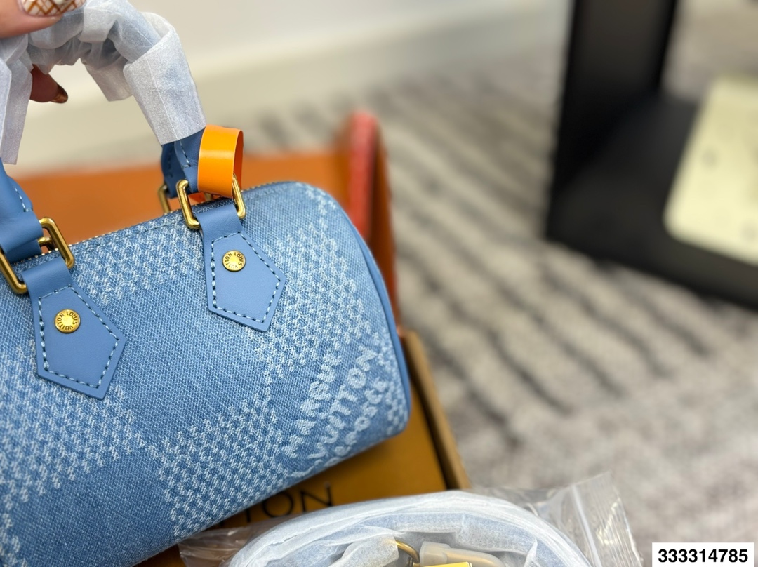LV Denim Pillow Bag - cnluxepick