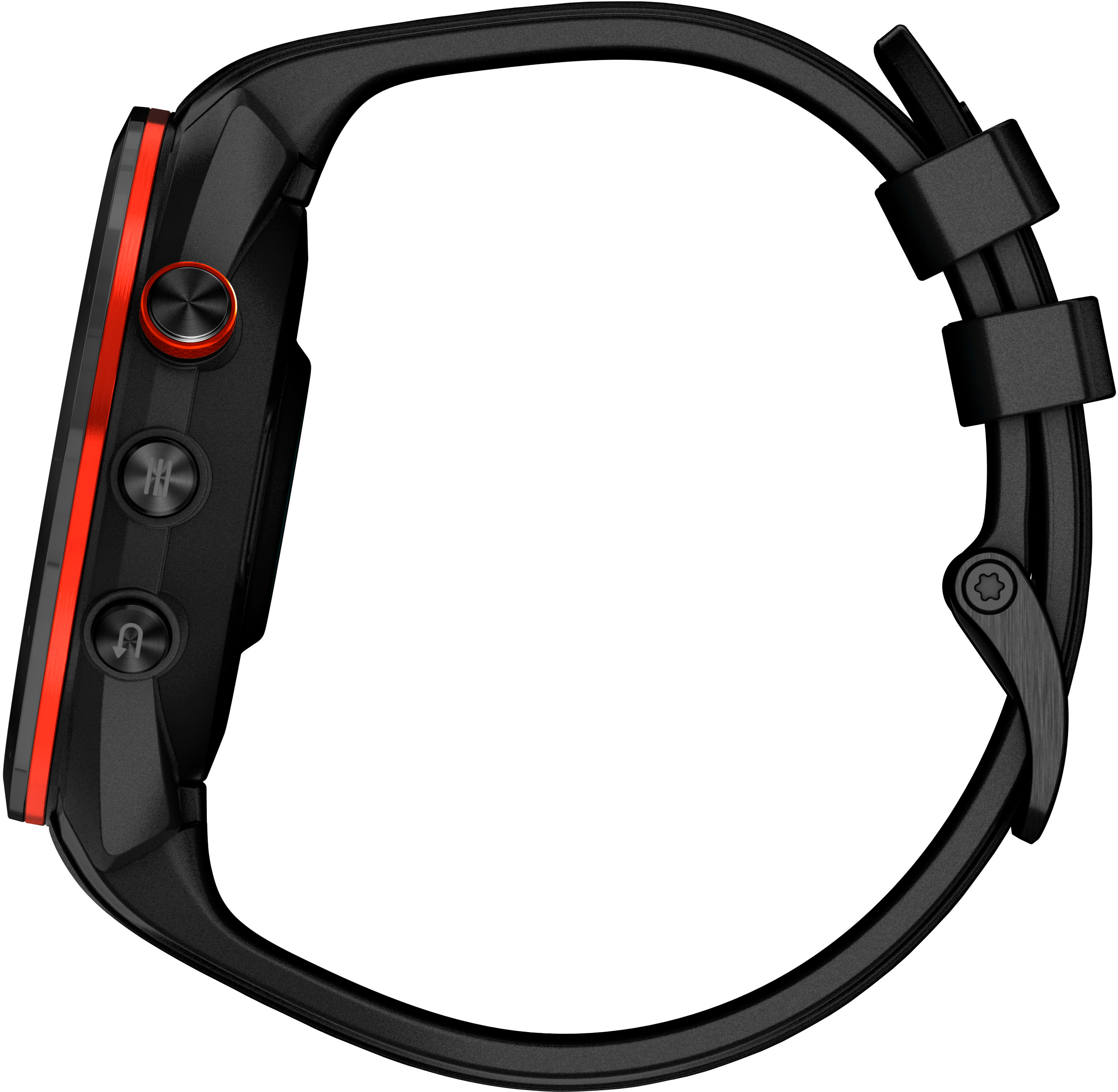 Garmin - Approach S70 GPS Smartwatch 47mm Ceramic - Black Ceramic Bezel with Black Silicone Band