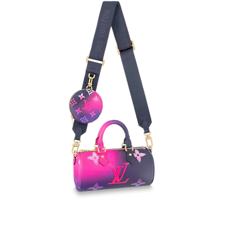 Louis Vuitton Papillon Bb 20Cm Midnight Fuchsia