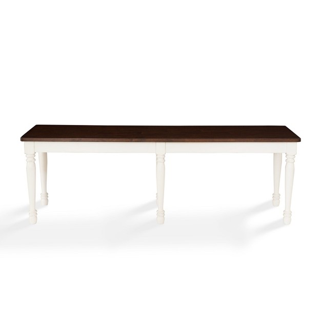 Shelby Dining Bench White Crosley