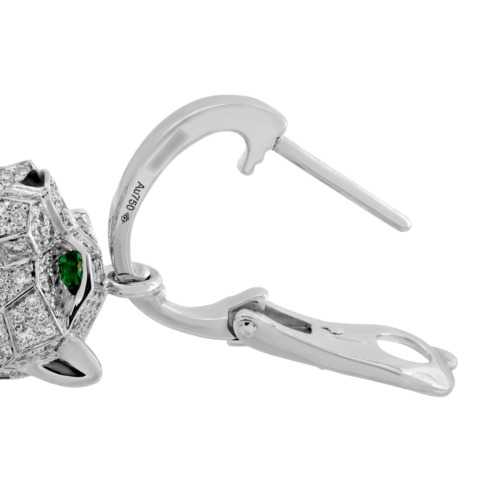Cartier Panthère Earrings 18K White Gold N8045900