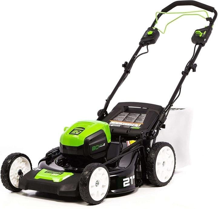21-Inch 80V Lawn Mower, (2) 2Ah Batteries and Charger Included
