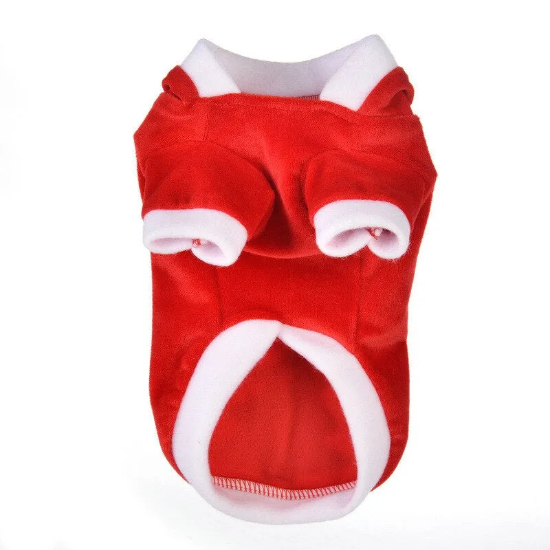 Autumn and Winter Red Pet clothes