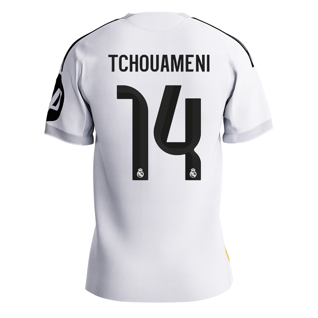 TCHOUAMENI #14 Real Madrid Home Player Version Jersey 2025/26