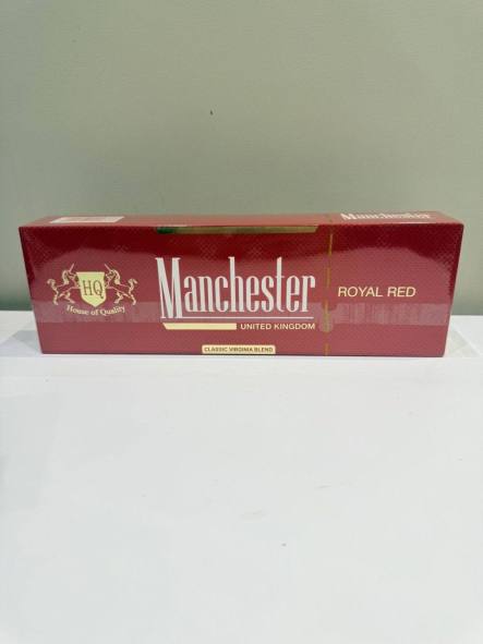 Manchester Royal Red 20s Cigarettes x 10 Packs /1 Carton
