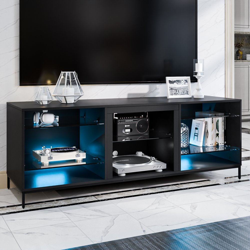 Hommpa LED TV Stand for 70