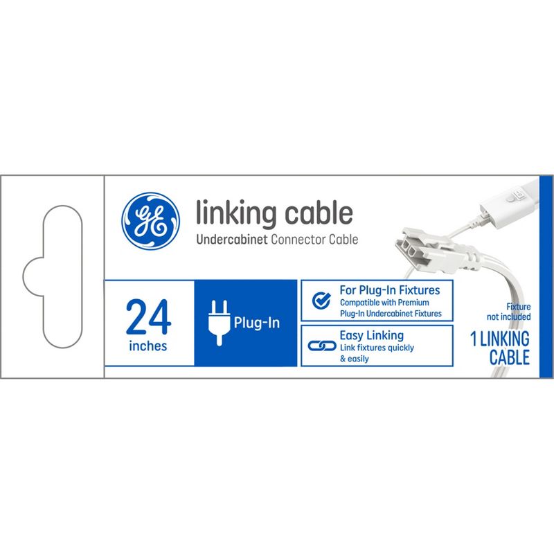 GE 24'' 2 Wire Linking Cable for Plug-In Undercabinet Fixtures