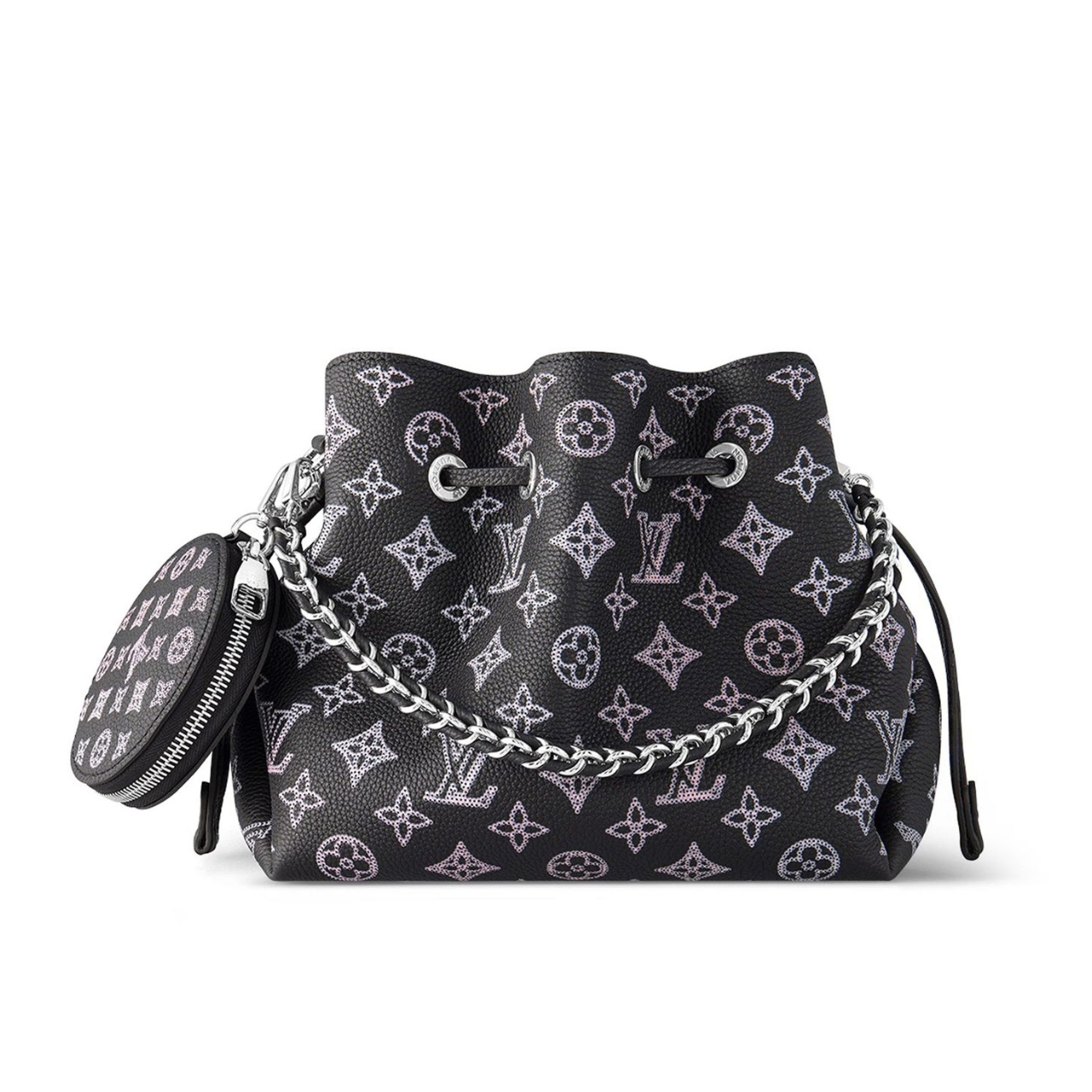 Louis Vuitton Bella Black /Amp Pink 22Cm