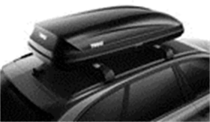 Thule Pulse Large Rooftop Cargo Box – Black, Aerodynamic Design