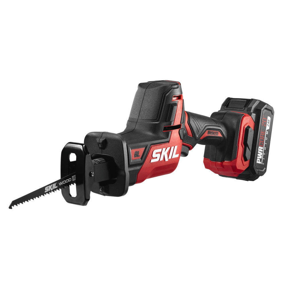 Skil PWRCORE 20 Brushless 20V Compact Reciprocating Saw Kit;