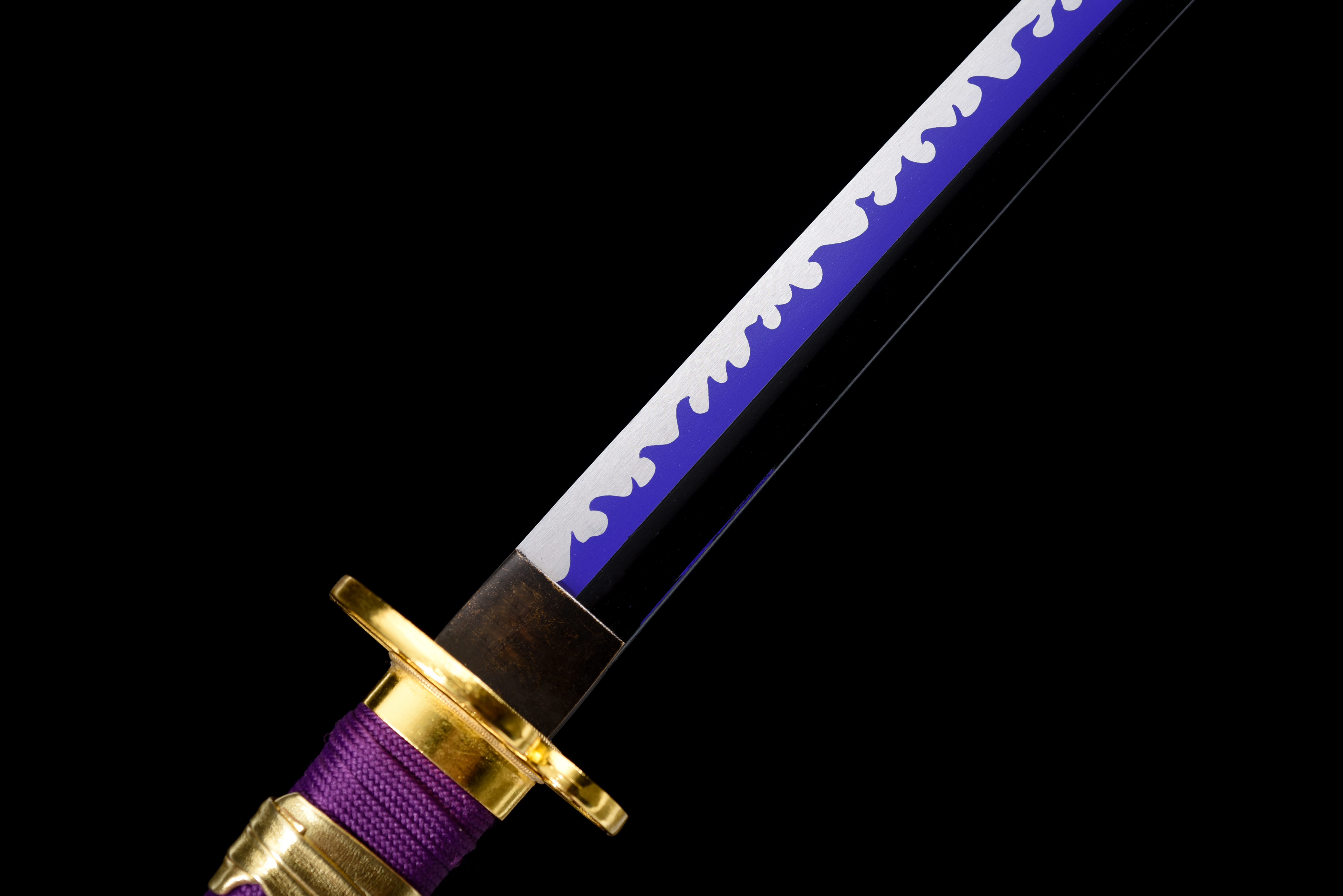 Purple Enma Katana – One Piece, High-Carbon Steel, Full Tang