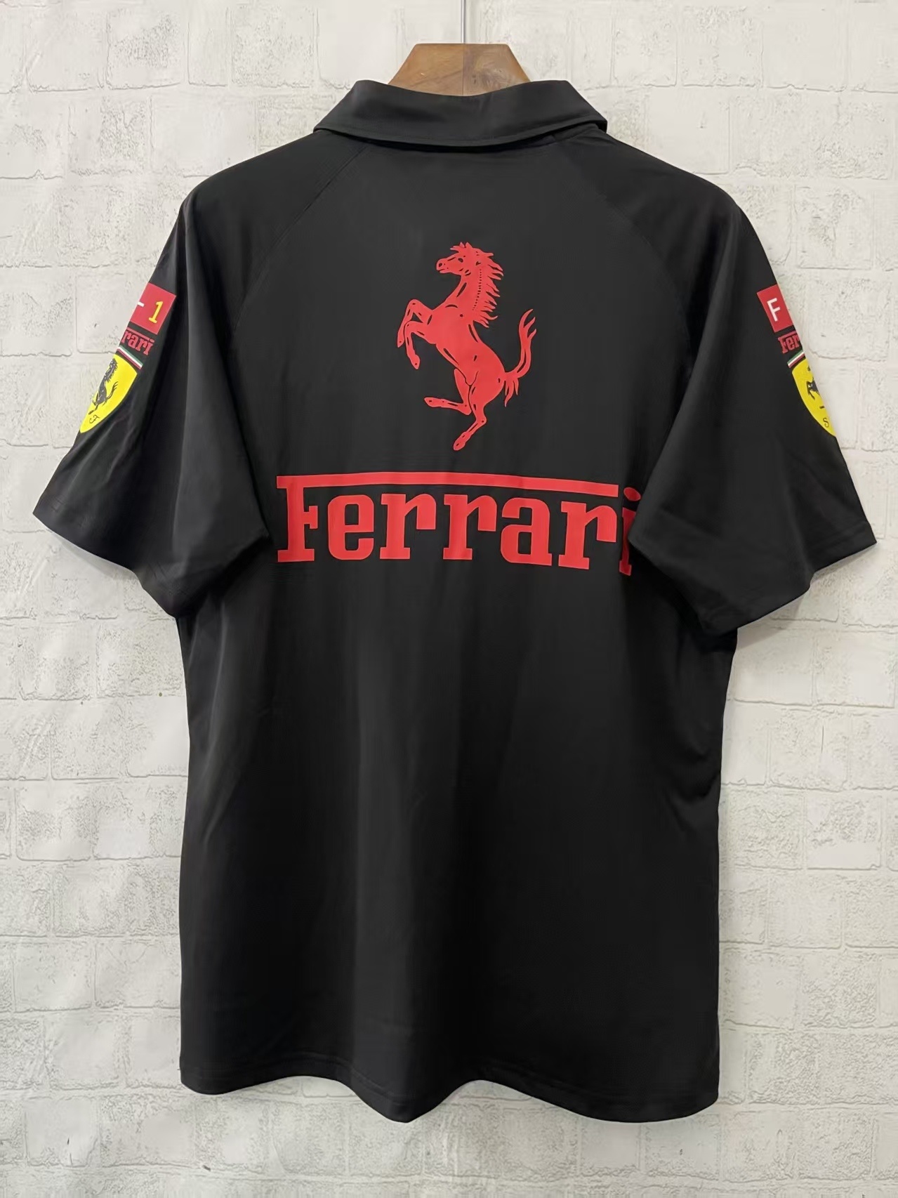 2026 F1 Polo Ferraria Black S-3XL