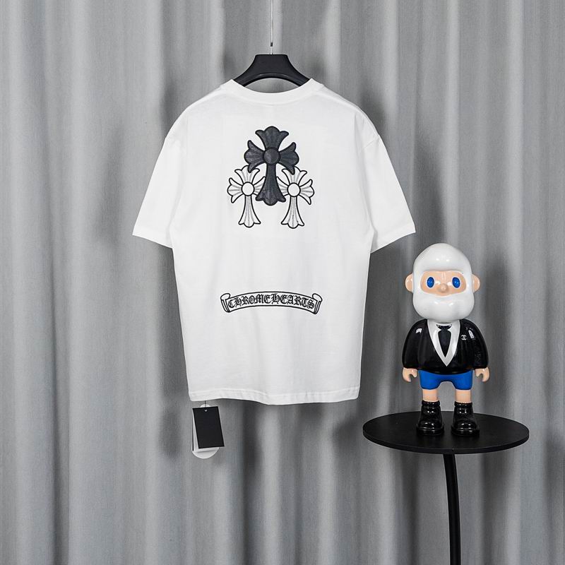 大人のカジュアルスタイルクロムハーツ Tシャツ コピー インナーにも1枚でもOK 吸湿性に優れたコットンChrome Hearts