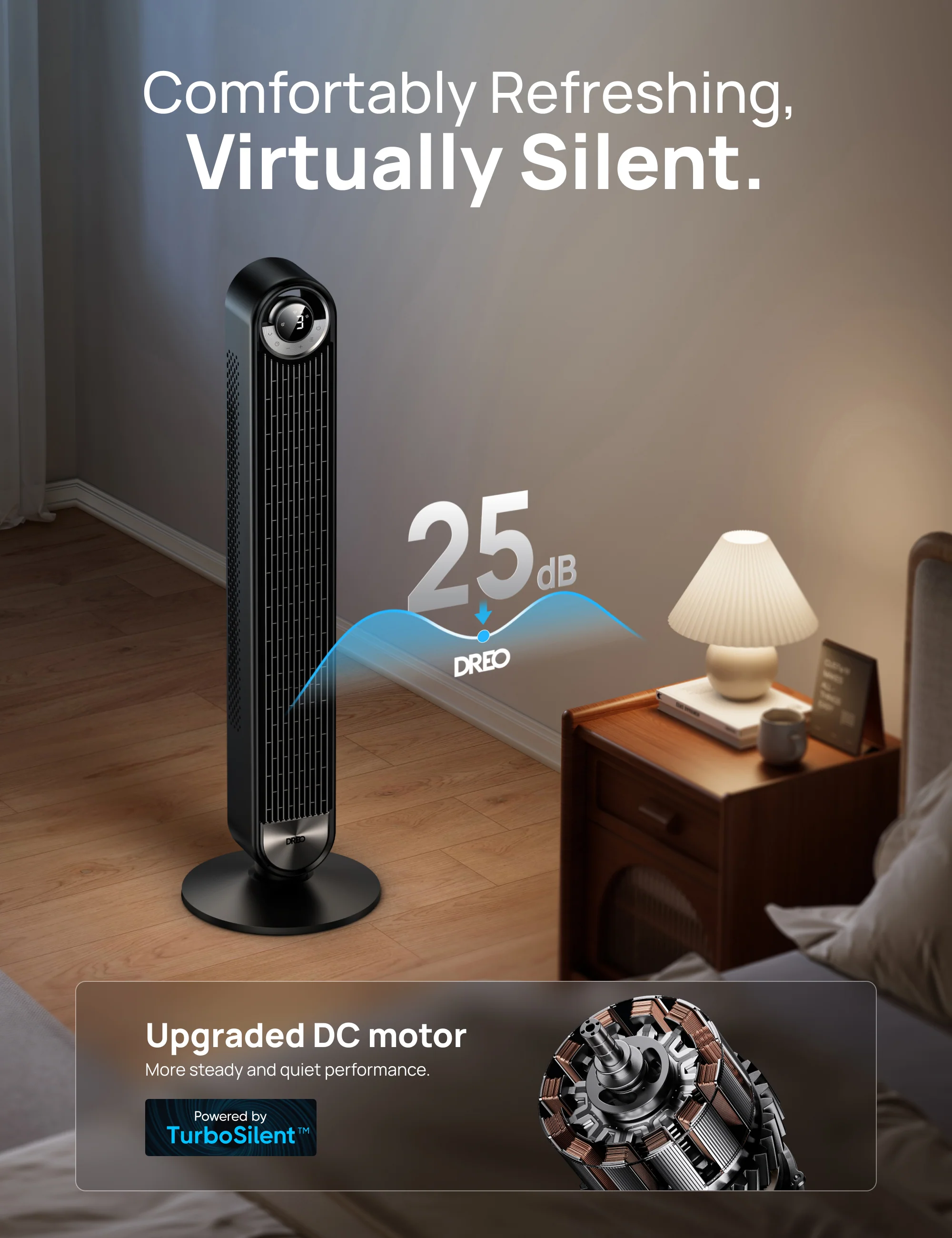 Smart Tower Fan Cruiser Pro T2S 26ft/s