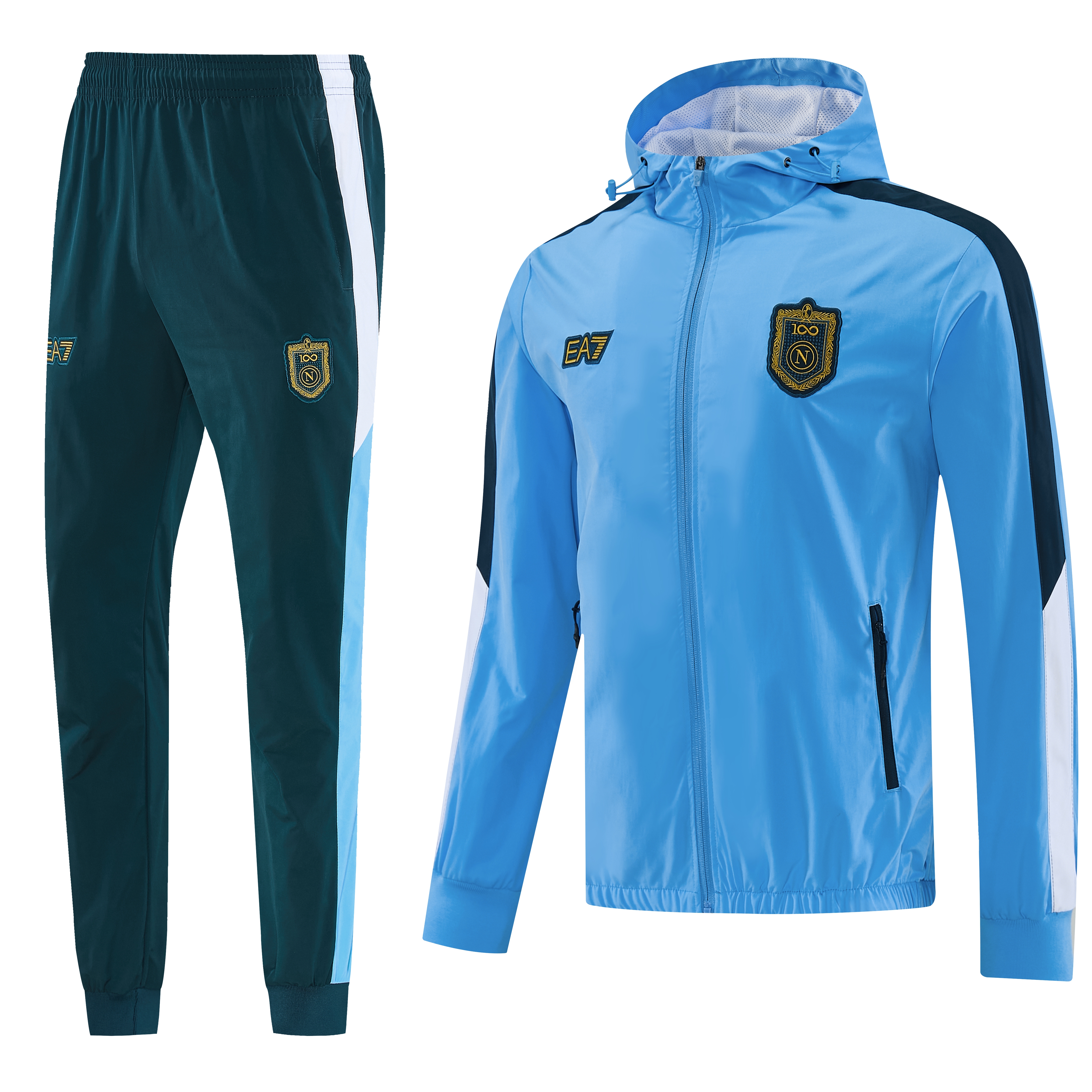 Napoli 26/27 Taining Suit Full Zipper Windbreaker Hoodie