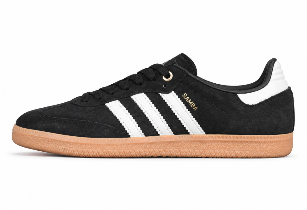 Adidas Foot Locker X Samba Og Core Black/Off White/Gold Metallic JH9160