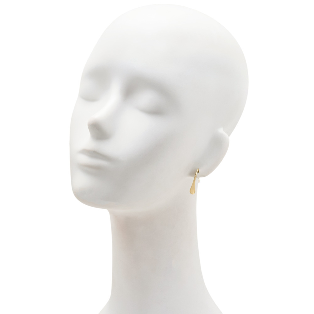 Tiffany & Co. Elsa Peretti Teardrop Earrings 18K Yellow Gold 60018037