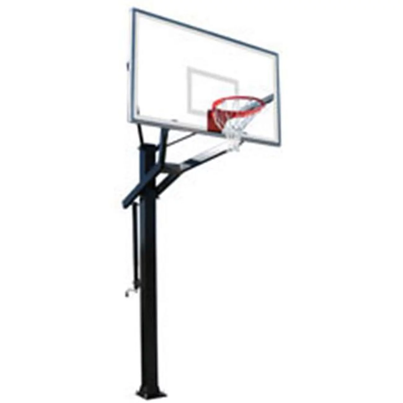 PH4272 Steel-Glass 42 x 72 in. PowerHouse Tempered Glass Backboard, Royal Blue