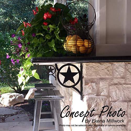 Tristan Wrought Iron Bracket Antiqued Pale Gold 1 1/2x22W x 10x22D x 12x22H - (Single Center Brace)