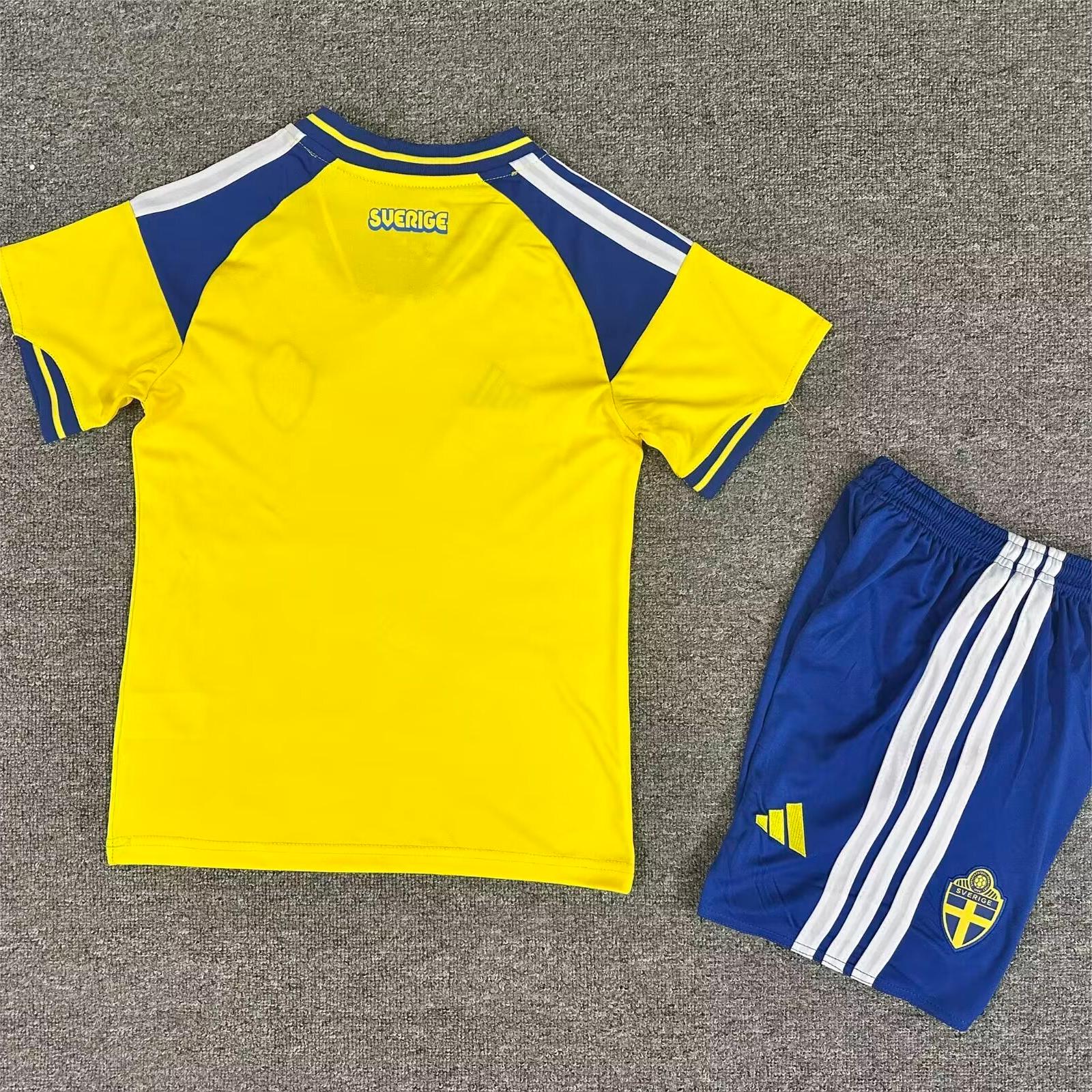 Kids Sweden 2026 Home Jersey