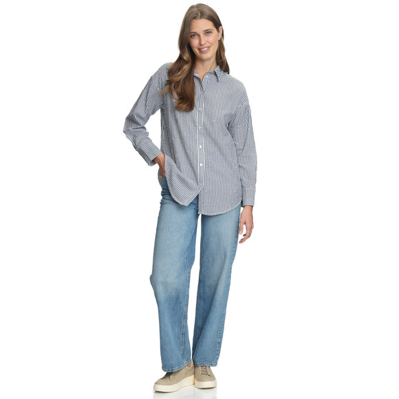 Gina Damen Bluse mit Allover-Stickerei
