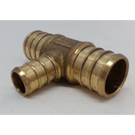 3/4x22x 3/4x22x 1/2x22 PEX Crimp Tee, Bag of 25~LEAD Free!