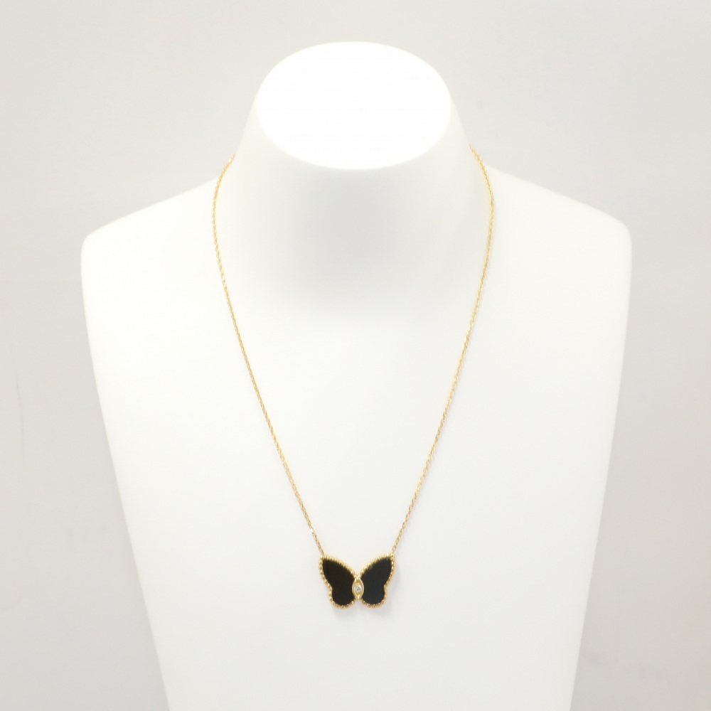 Van Cleef & Arpels Fauna de Papillon Necklace 18K Yellow Gold