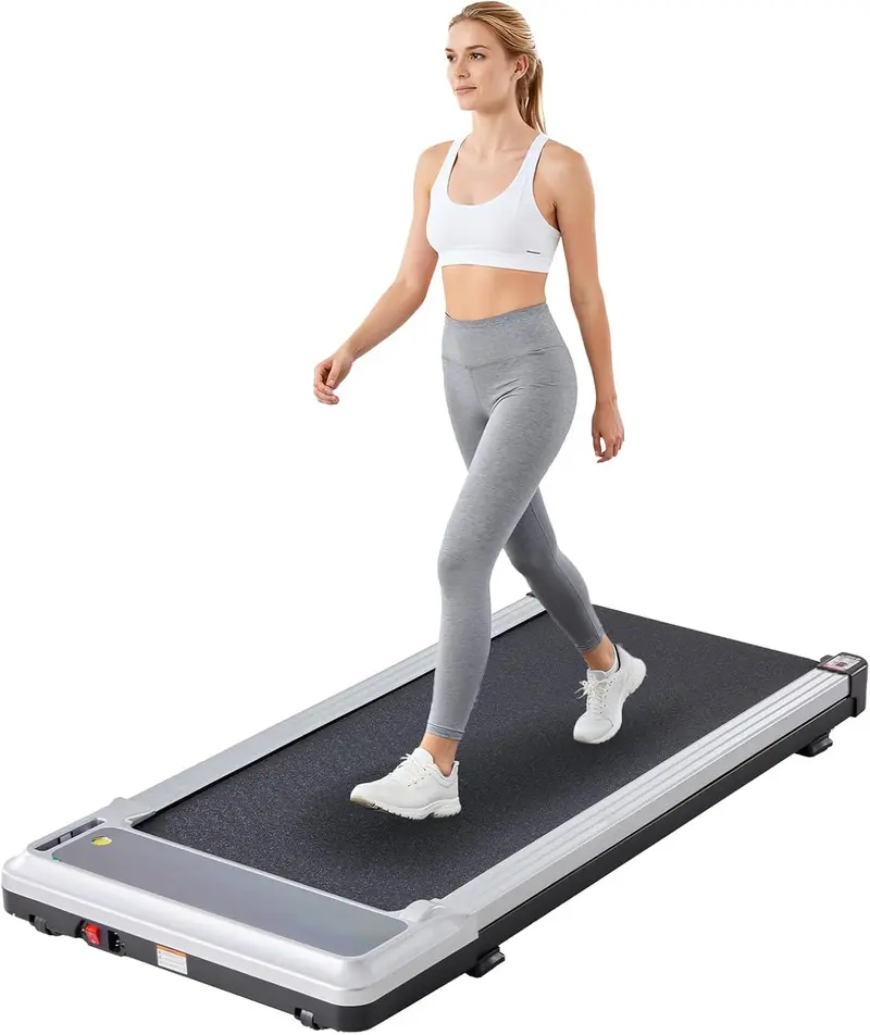Sweetcrispy Compact Under-Desk Walking Pad – Quiet, Space-Saving Treadmill