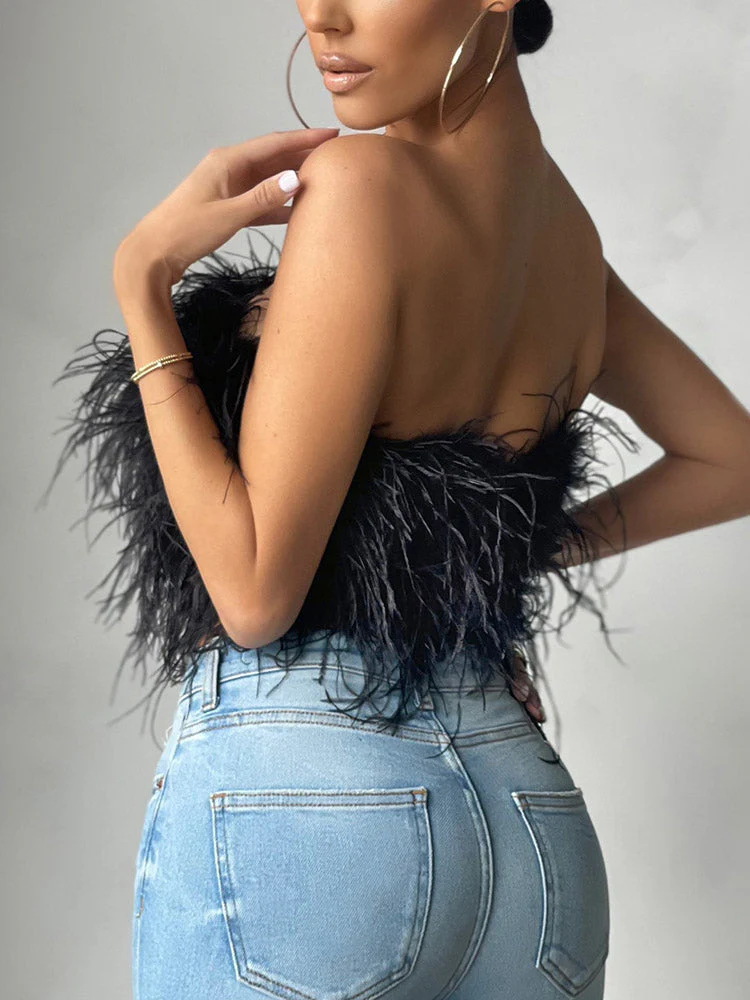 Feather Crop TopClistos