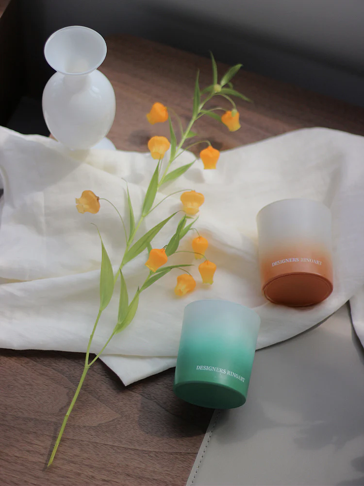 DC018 - Pure Warm Tea Fragrance Aromatherapy Candle Chamomile / Black Tea / White Tea / Peach / Longjing Fragrance Diffuser Gift
