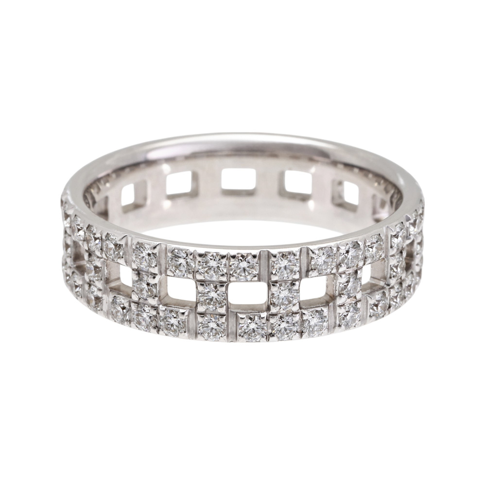 Tiffany & Co. Tiffany T True Ring 18K White Gold Diamond