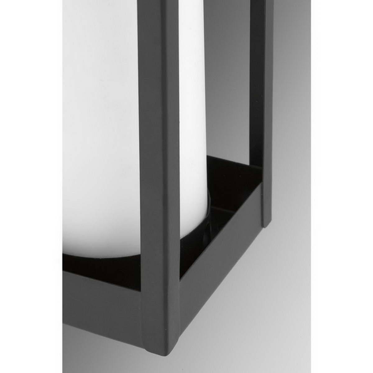 Progress Lighting P560040-031 Patewood Black One-Light Medium Wall Lantern