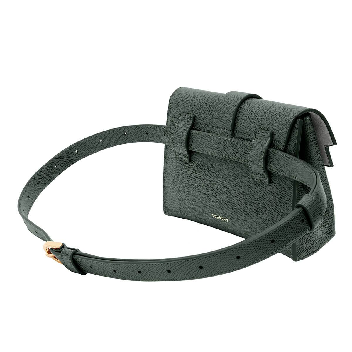 SENREVE | Aria Belt Bag | Pebbled Sand / Silver