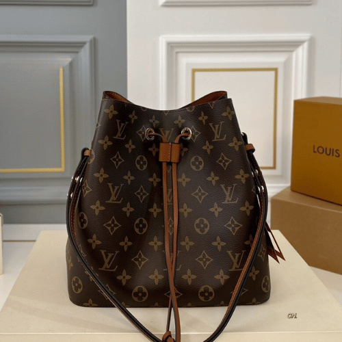 Louis Vuitton Néonoé Mm Monogram Caramel Brown 10.2 Inches M44887