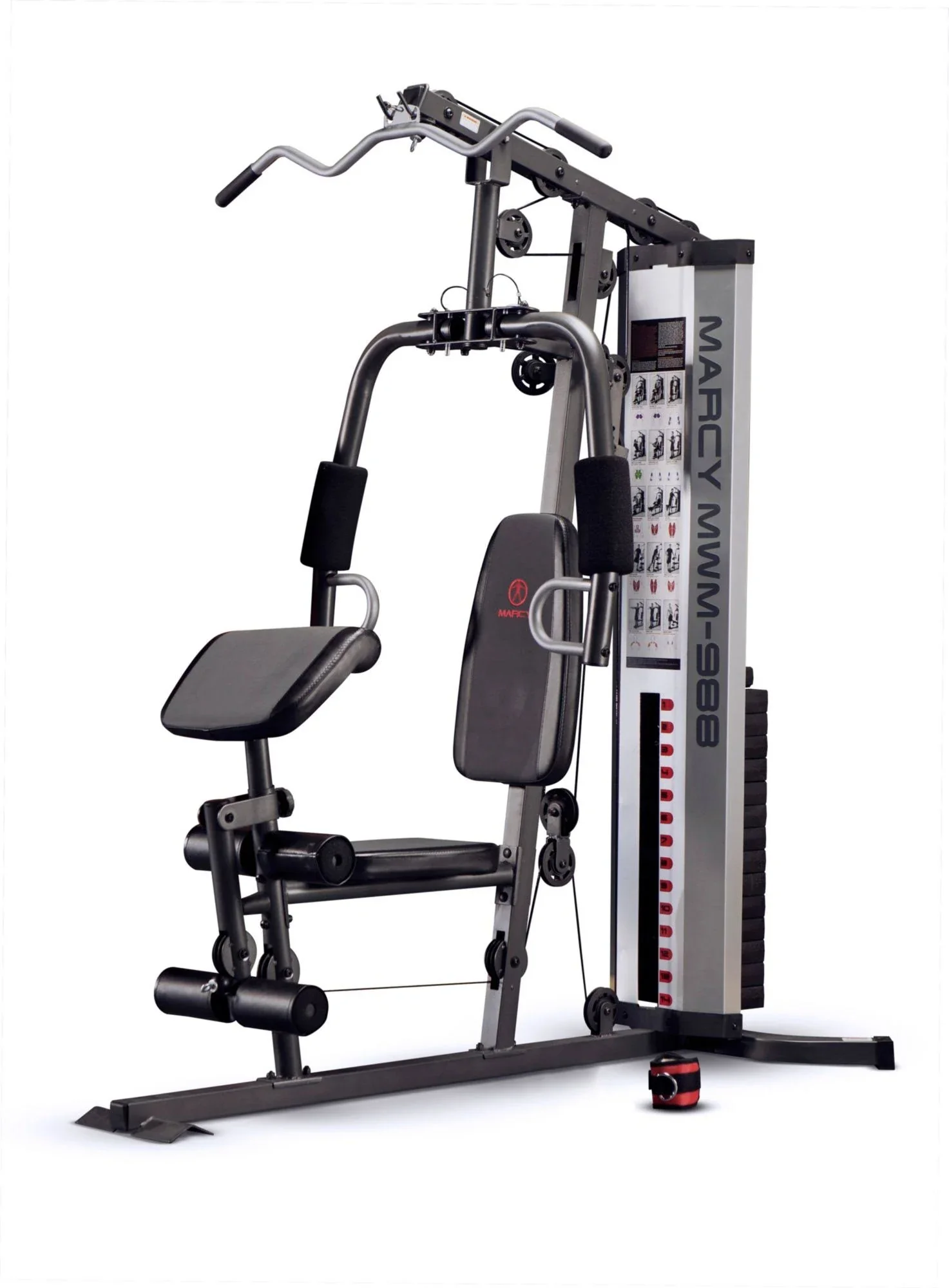 Marcy 150 Pound Weight Stack Home Gym with Arm Press