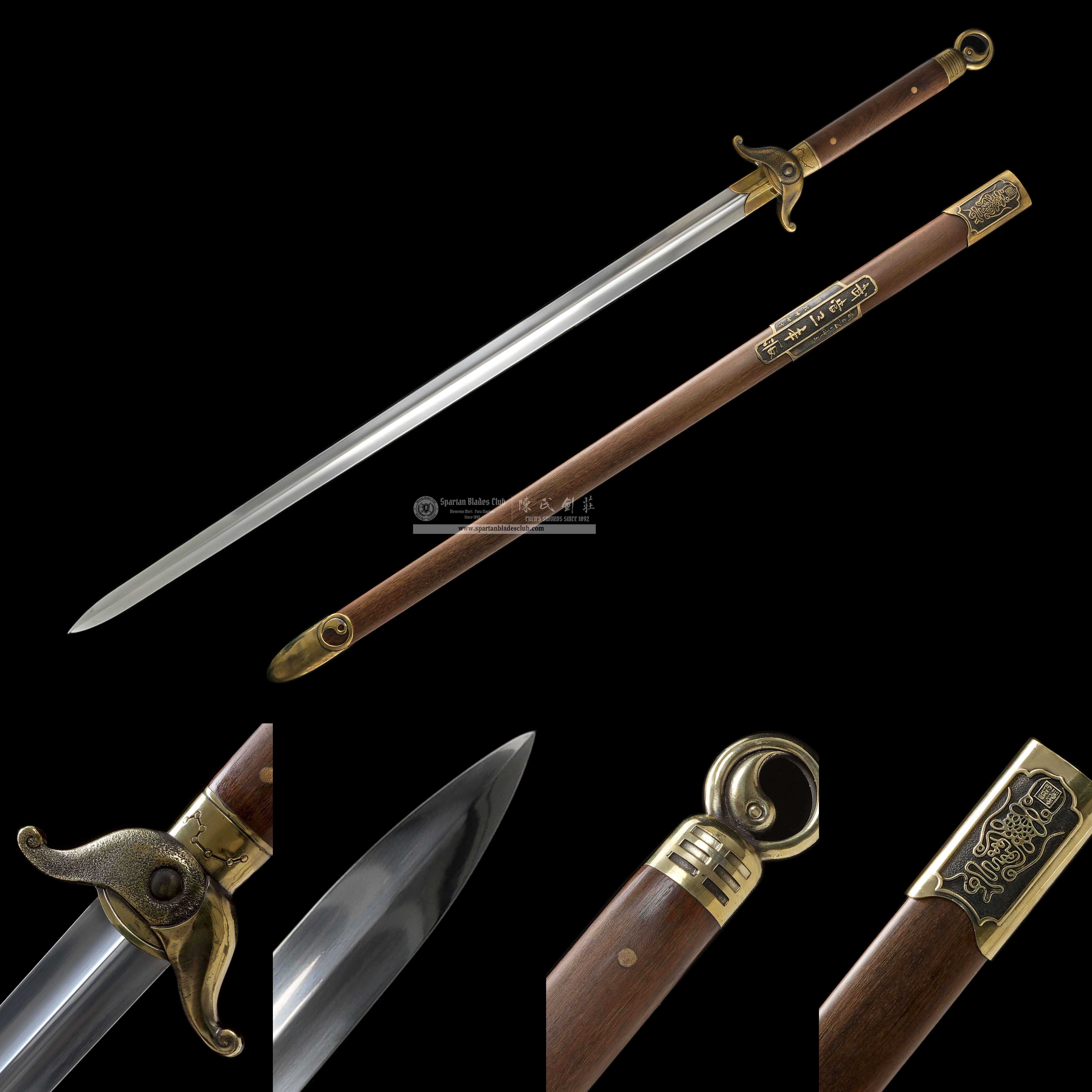 XA08 | SanFeng JianⅠ| Two-handed sword | Practice Sword | Chinese weapons | Spring steel | Battle-Ready | Full-tang | Spartan Blades Club | CHEN'S SWORDS 1892 - Spartan Blades Club - 陳氏劍莊1892