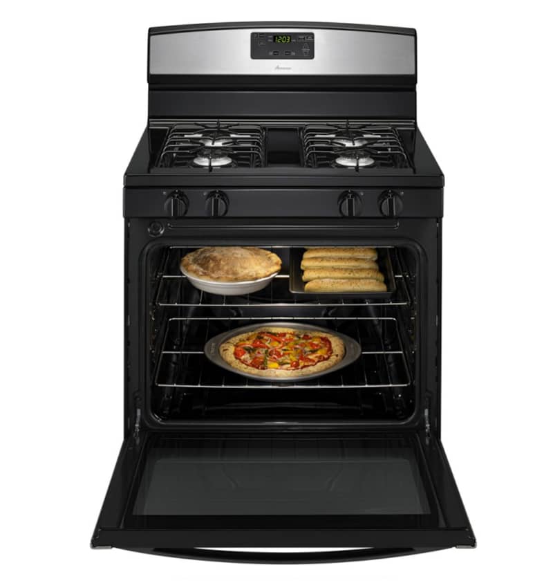Amana 30 Stainless Steel Gas Range With Easy Touch Electronic Controls