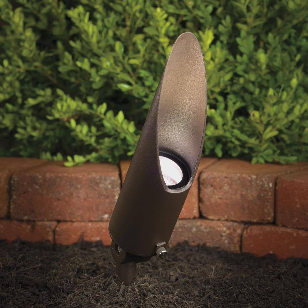 Kichler 15484AZT Accent 1-Light 12V, Textured Architectural Bronze