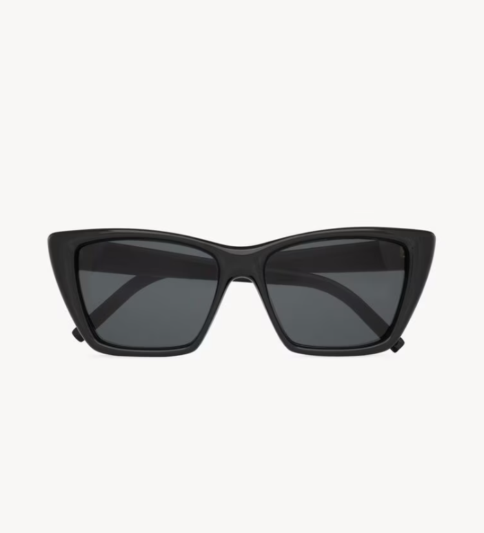 YSL PILLOWED CAT-EYE SUNGLASSES WITH INJECTION FRAMES AND NYLON LENSES
